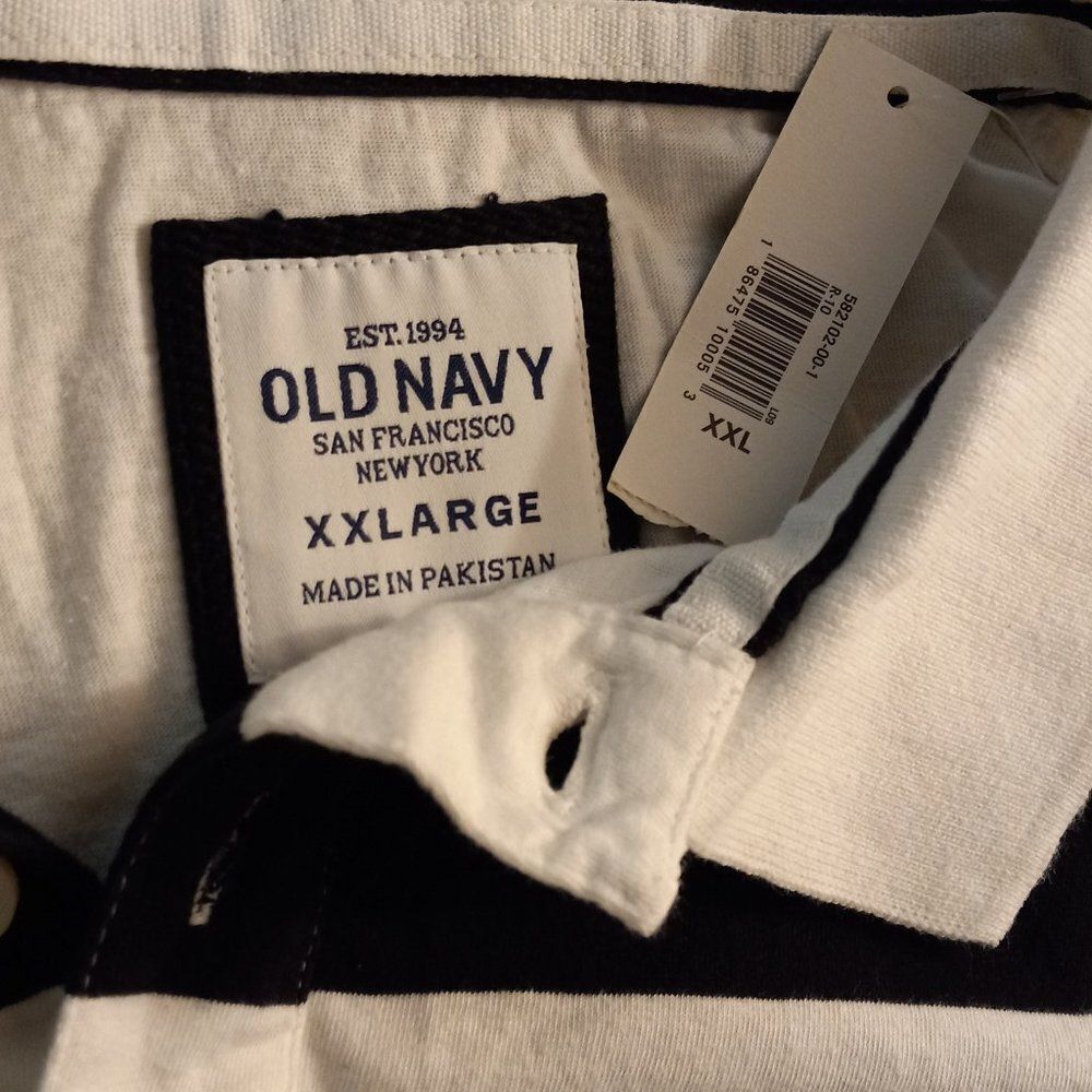 NWT Old Navy Men's XXL Cotton Short sleeve Polo shirt - Picture 2 of 6